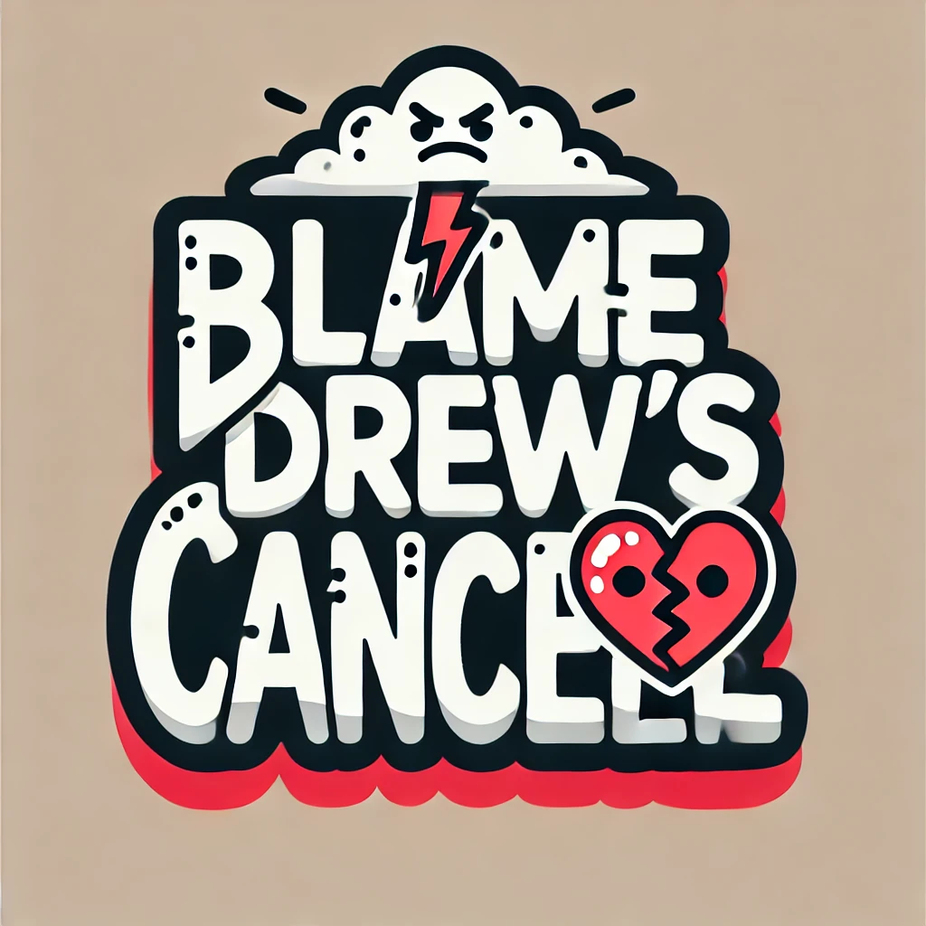 blame drew cancer logo blame drew's cancer logo